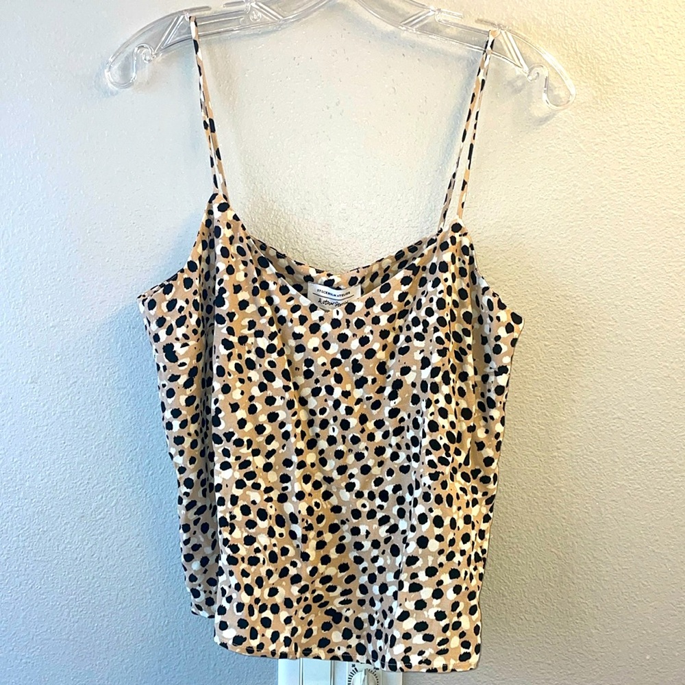 NWT-Stockholm Atelier- Animal Print Cami- Size 10-orig $49